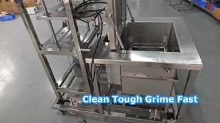 Stellen Sie die 38L-Ultraschallreinigung aus Edelstahl vor