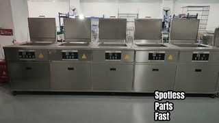 Ein genauerer Blick: Industrieller 40-kHz-192-L-Tank-Ultraschall-Autoteilereiniger mit Kaltwasserreinigung